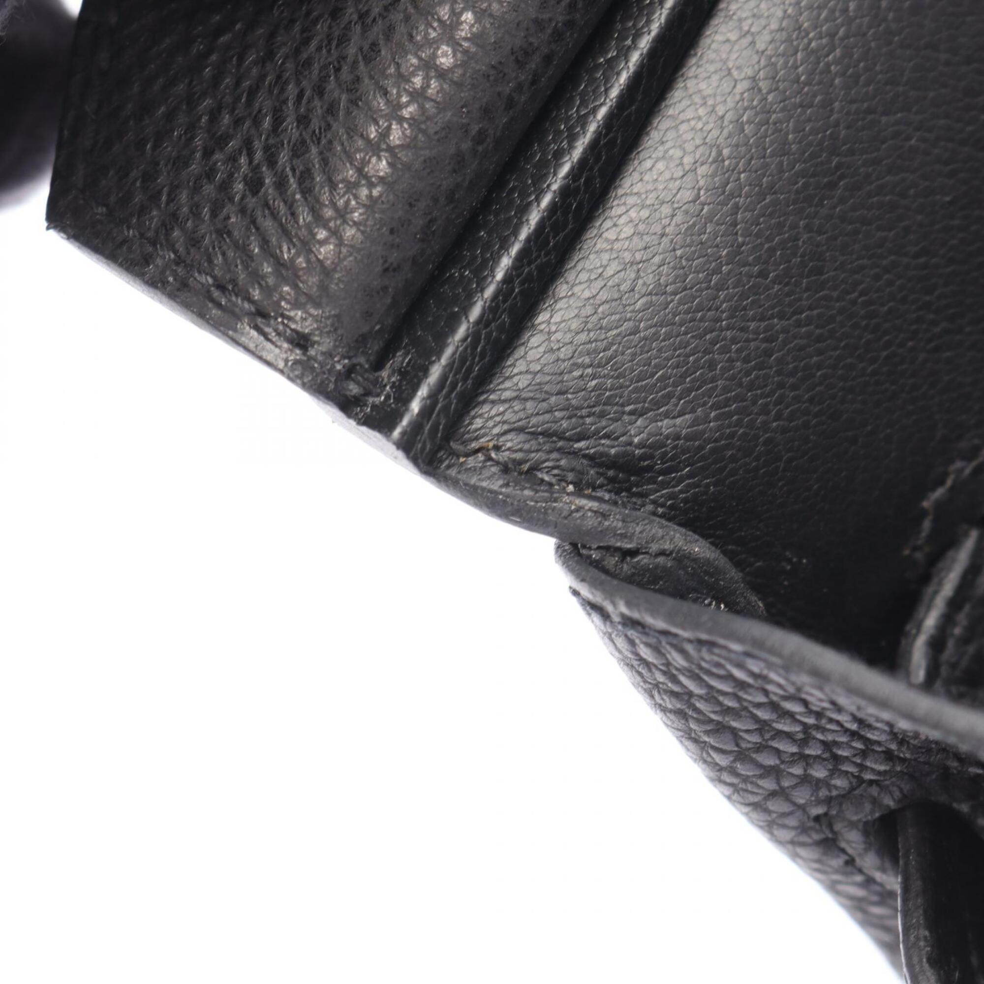 Hermes Black Togo Leather Handbag (Pre-Owned)