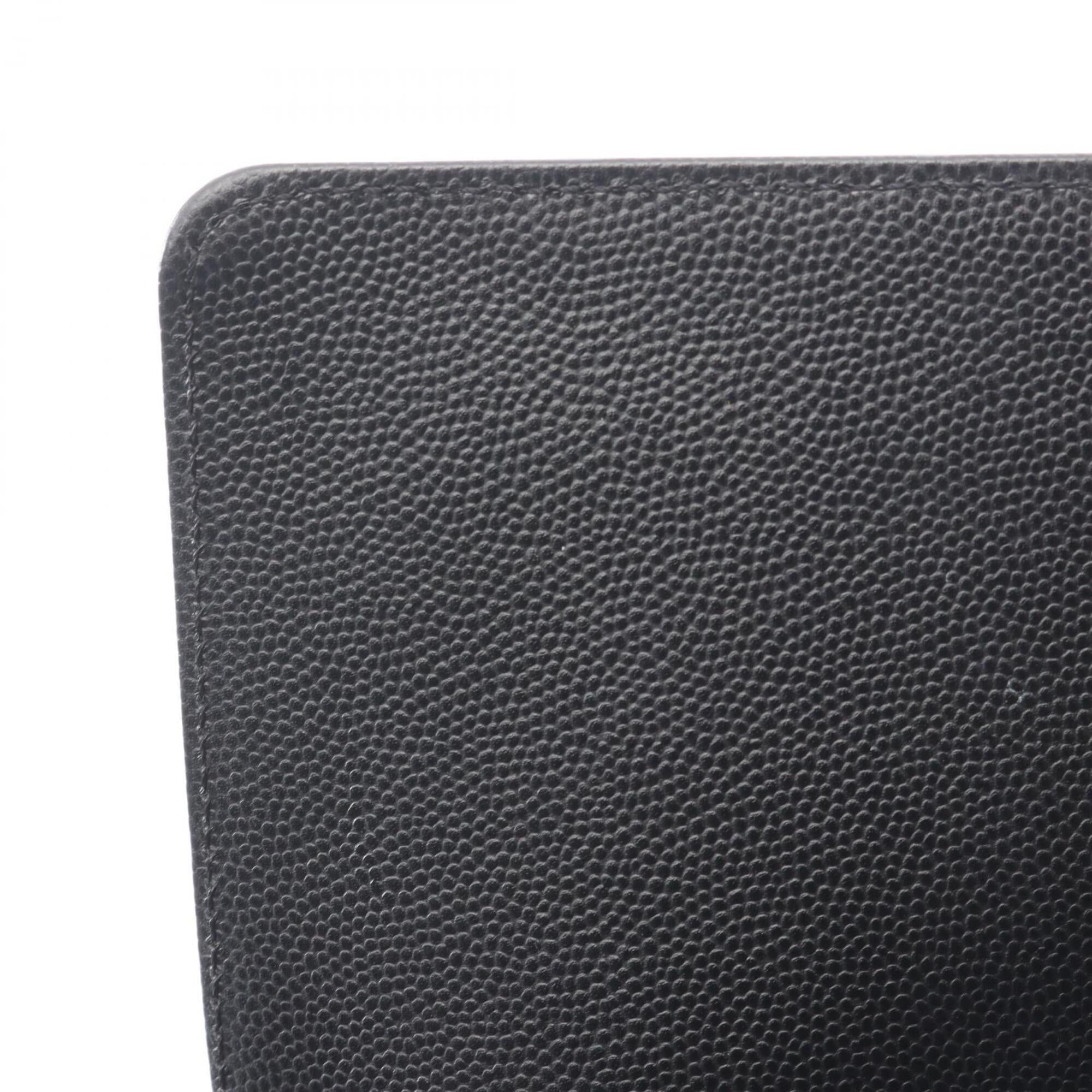 Chanel Black Grained Calfskin Handbag Shoulder Bag (Pre-Owned)