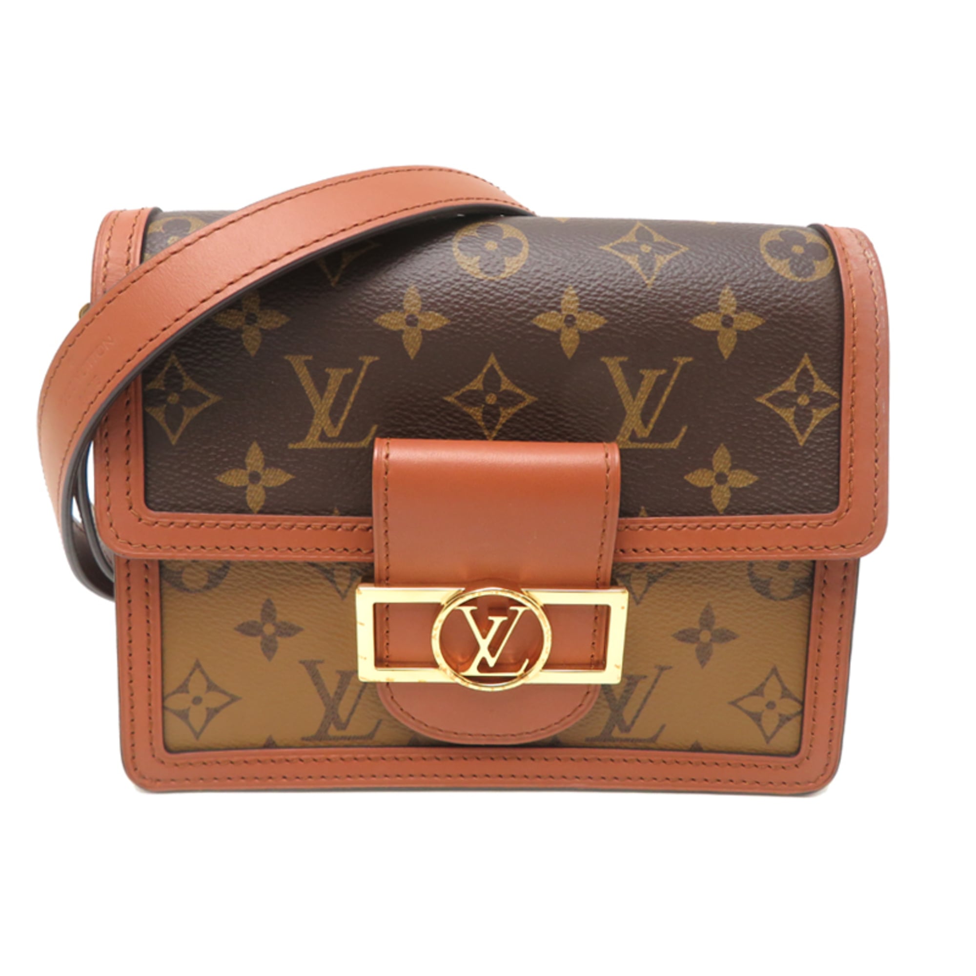 Louis Vuitton Brown Monogram Reverse Shoulder Bag (Pre-Owned)