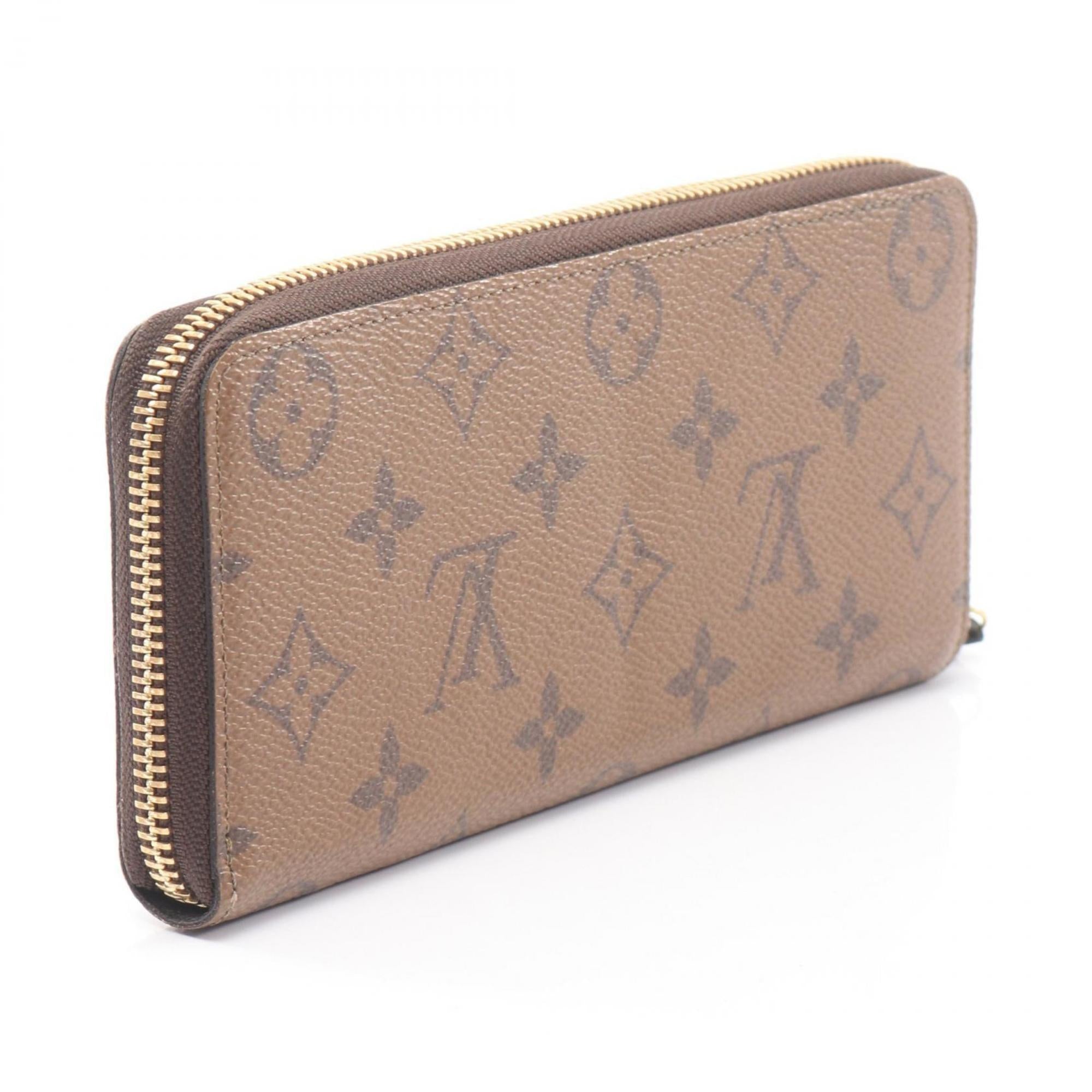 Louis Vuitton Brown Monogram Reverse Coated Canvas Long Wallet (Bi-Fold) (Pre-Owned)