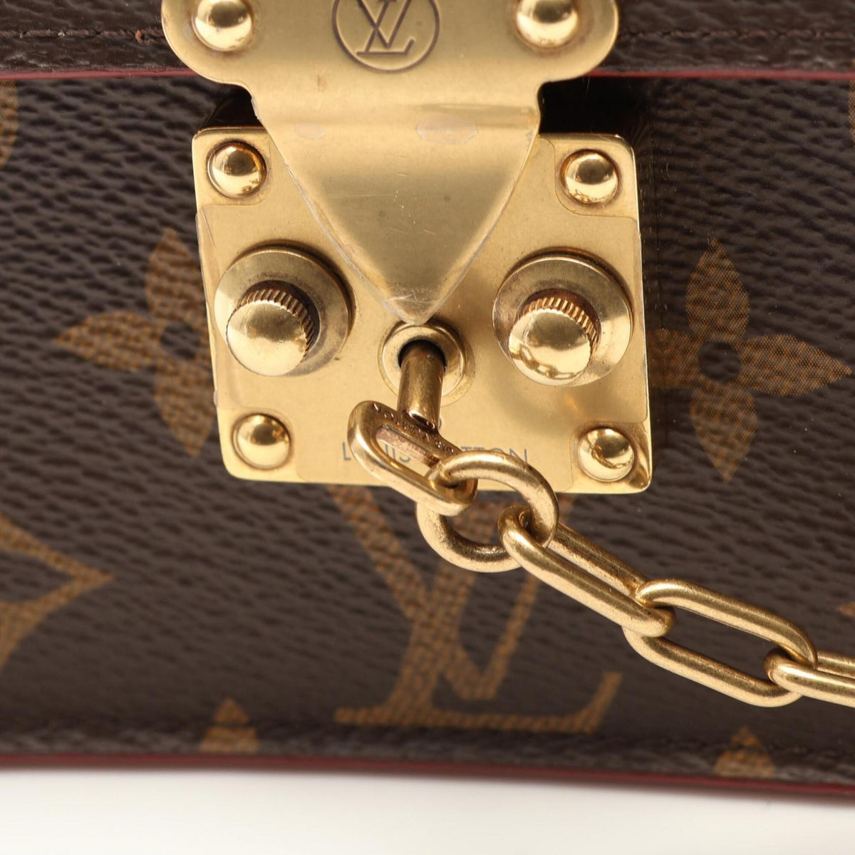 Louis Vuitton Brown Coated Canvas Leather Fanny Pack Handbag Pouch (Pre-Owned)