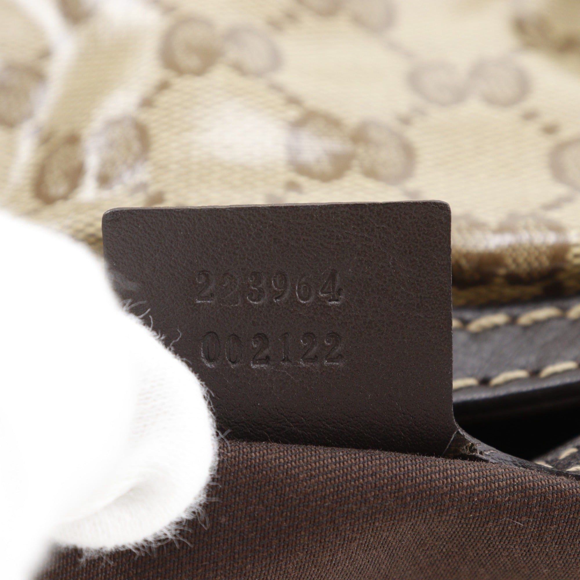 Gucci Brown Coated Canvas Tote Bag (Pre-Owned)