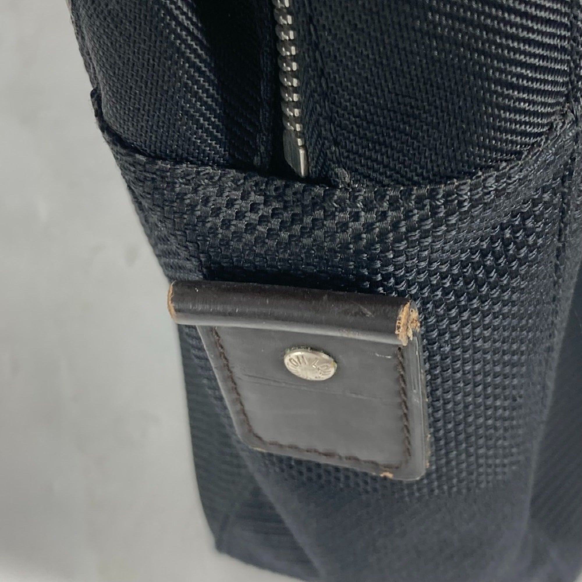 Louis Vuitton Black Damier Geant Briefcase Handbag Tote Bag (Pre-Owned)