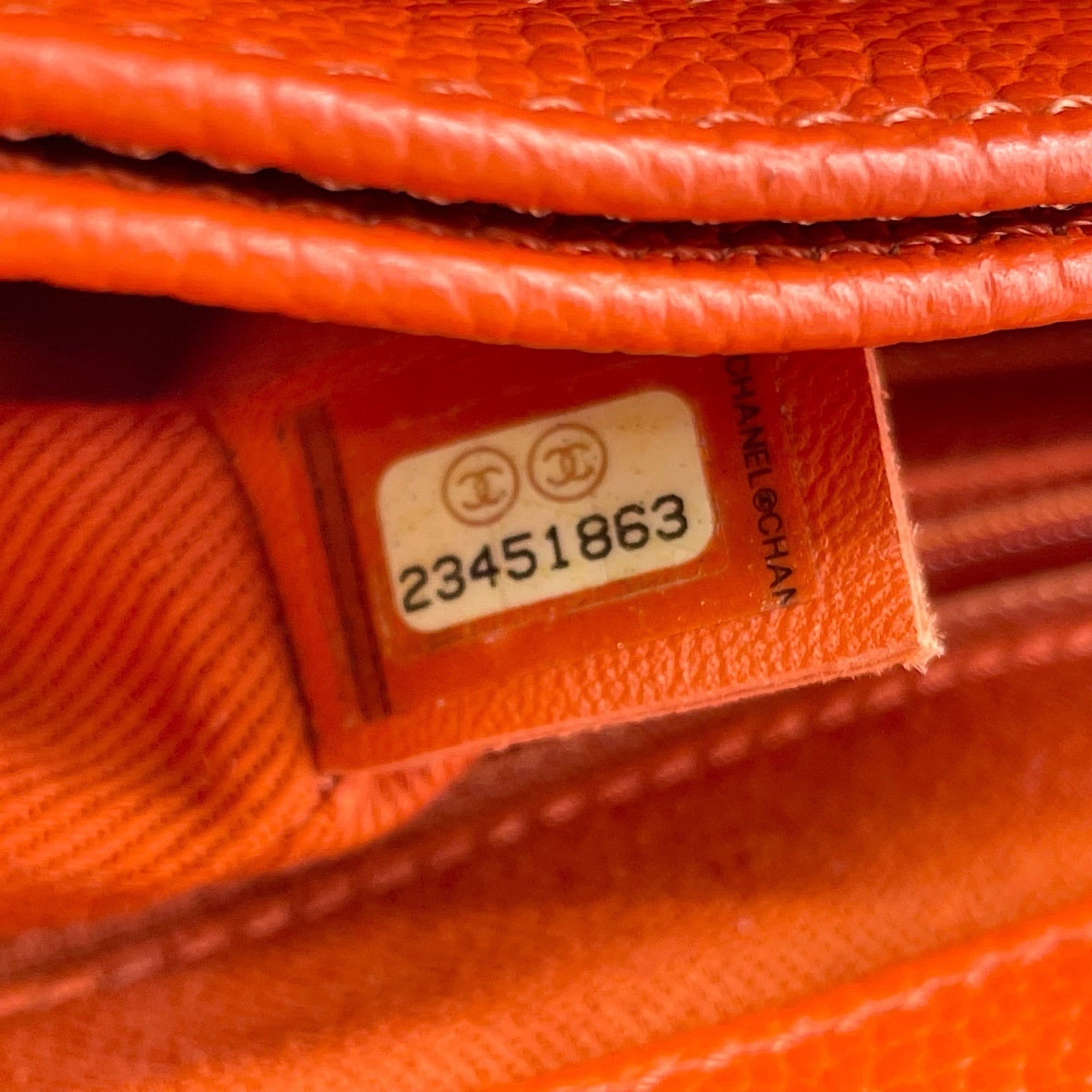 Chanel Orange Handbag (Pre-Owned)