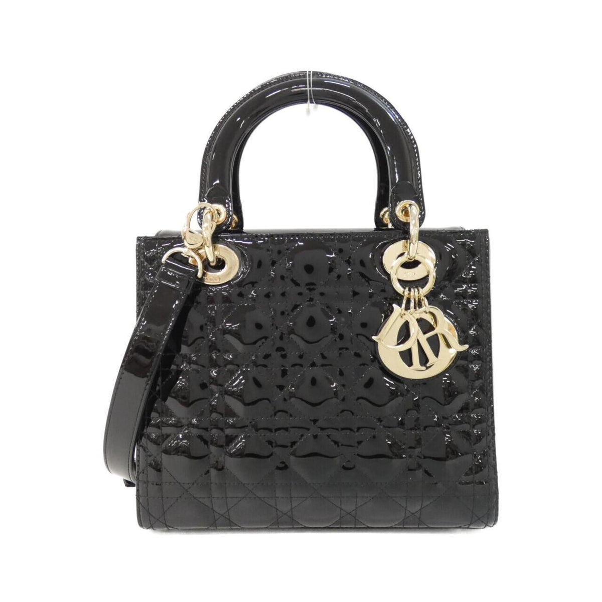 Christian Dior Black Leather Handbag (Pre-Owned)