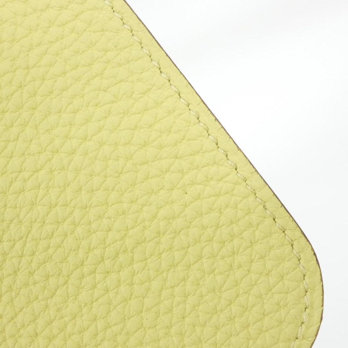 Hermes Jaune Yellow Togo Leather Long Wallet (Bi-Fold) (Pre-Owned)