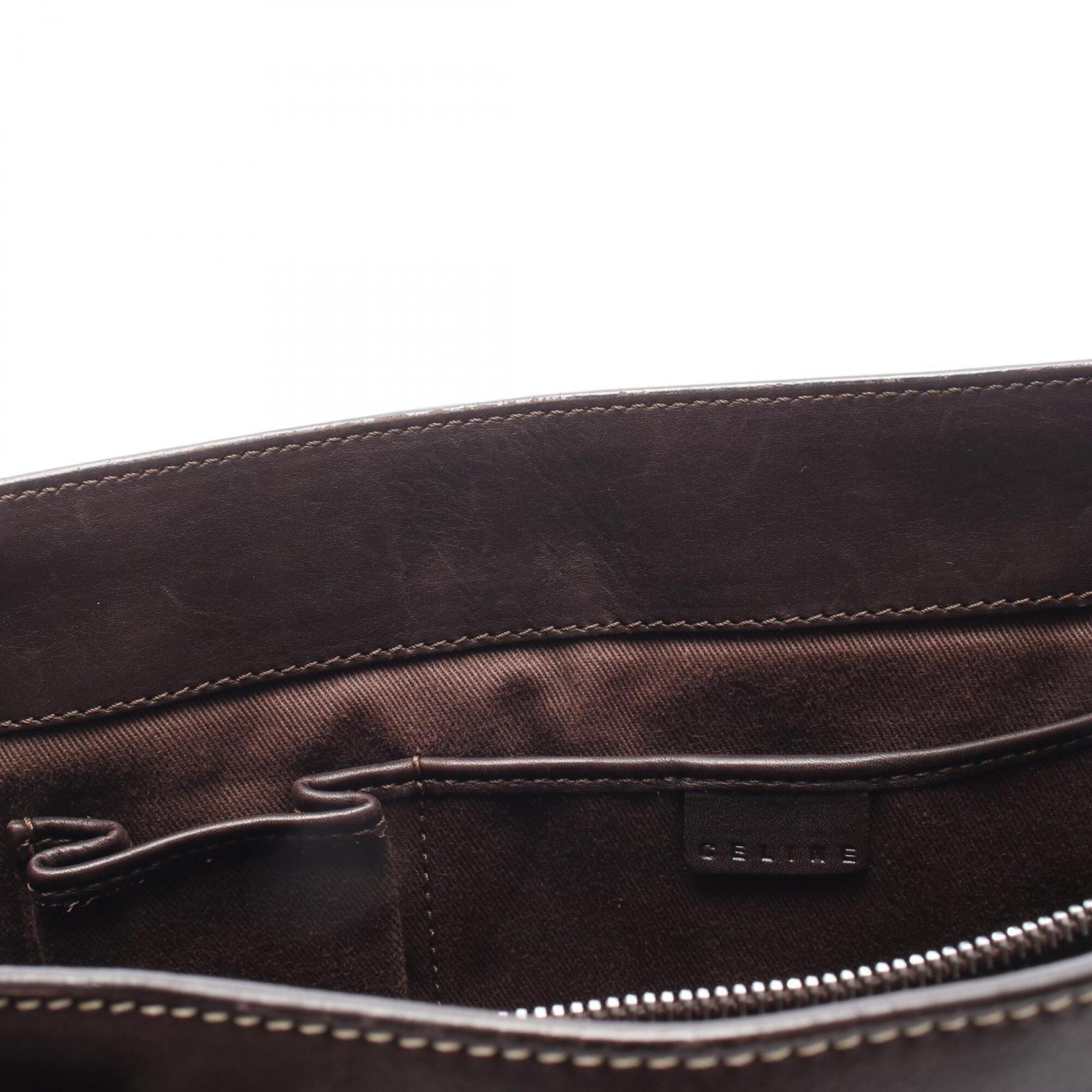 Celine Brown Leather Handbag (Pre-Owned)