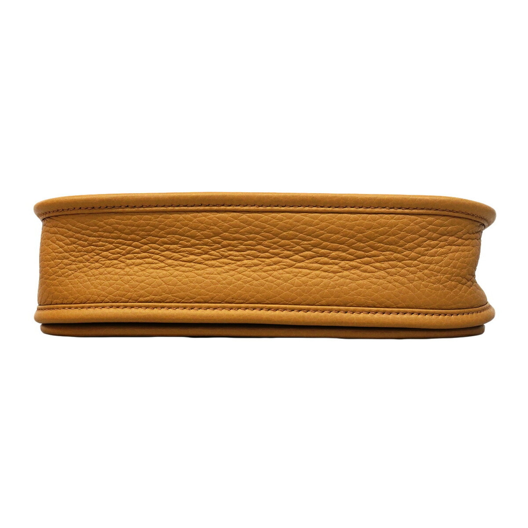 Hermes Brown Taurillon Clemence Leather Shoulder Bag (Pre-Owned)