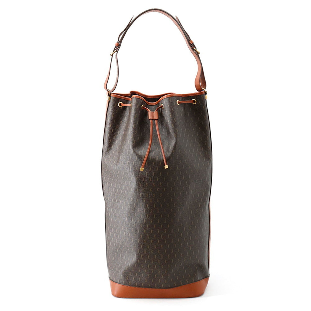 Yves Saint Laurent Brown Leather Handbag Shoulder Bag (Pre-Owned)