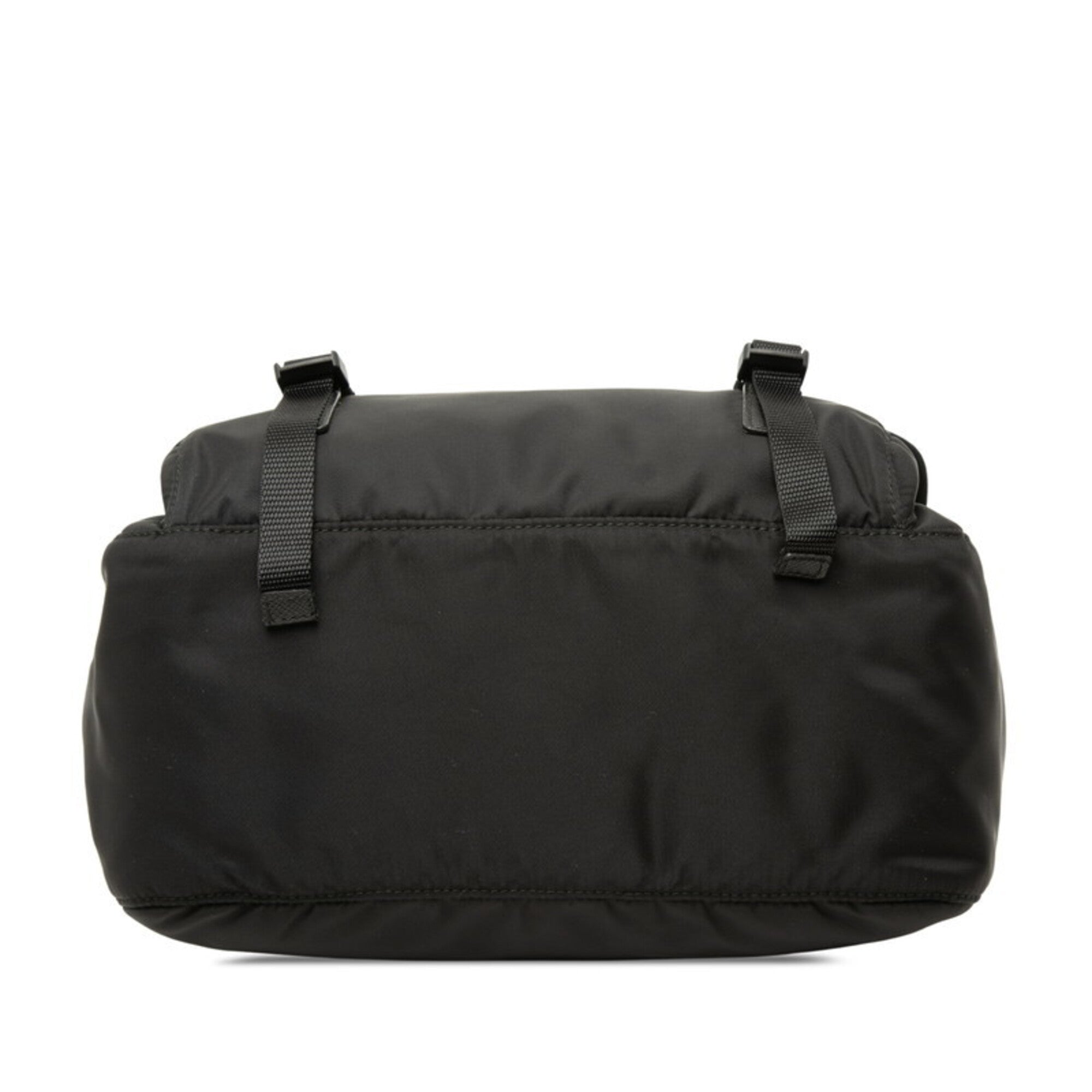 Prada Black Nylon Leather Shoulder Bag (Pre-Owned)