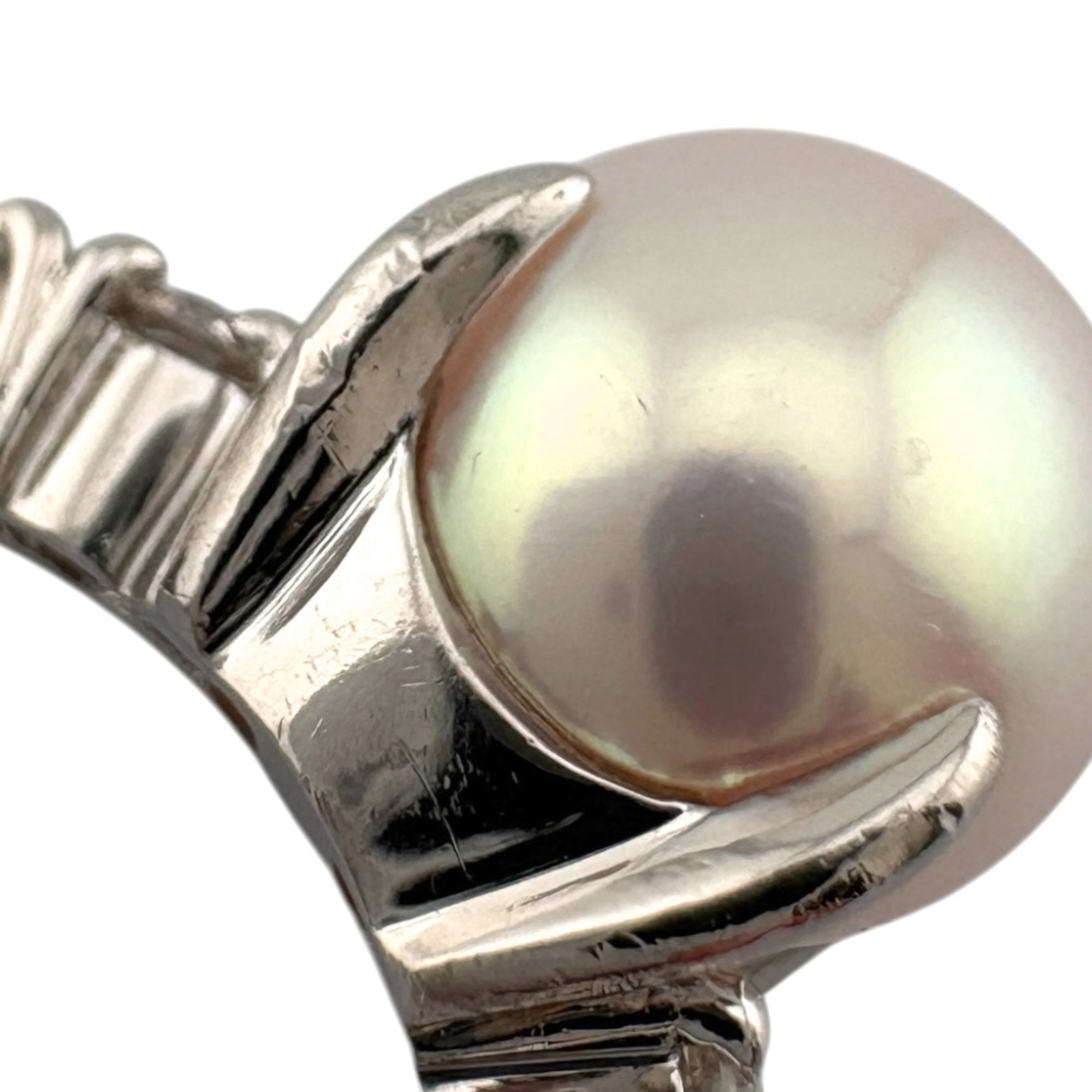 Unbranded Silver Platinum 900 Band Ring (Pre-Owned)