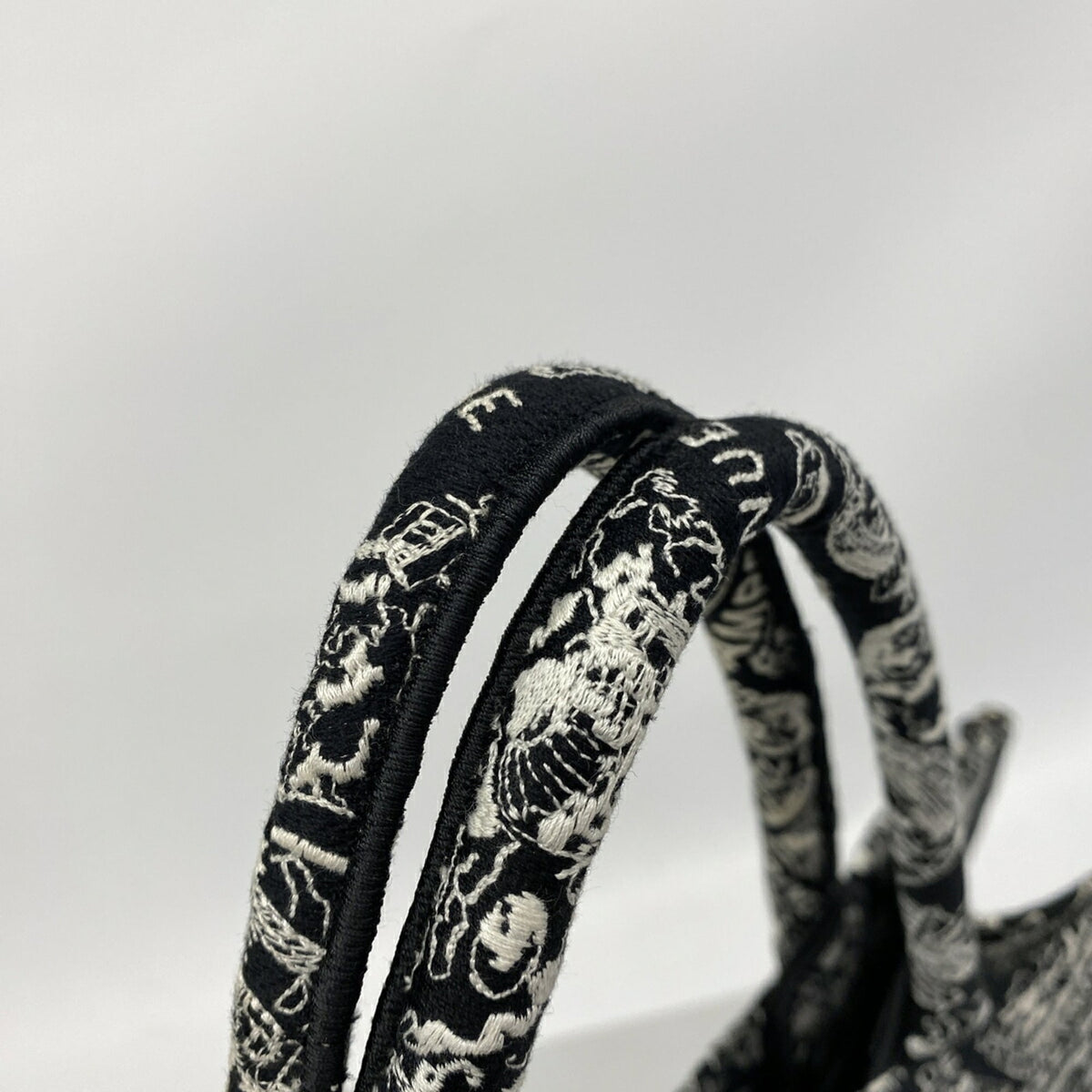 Christian Dior Black Canvas Tote Bag (Pre-Owned)