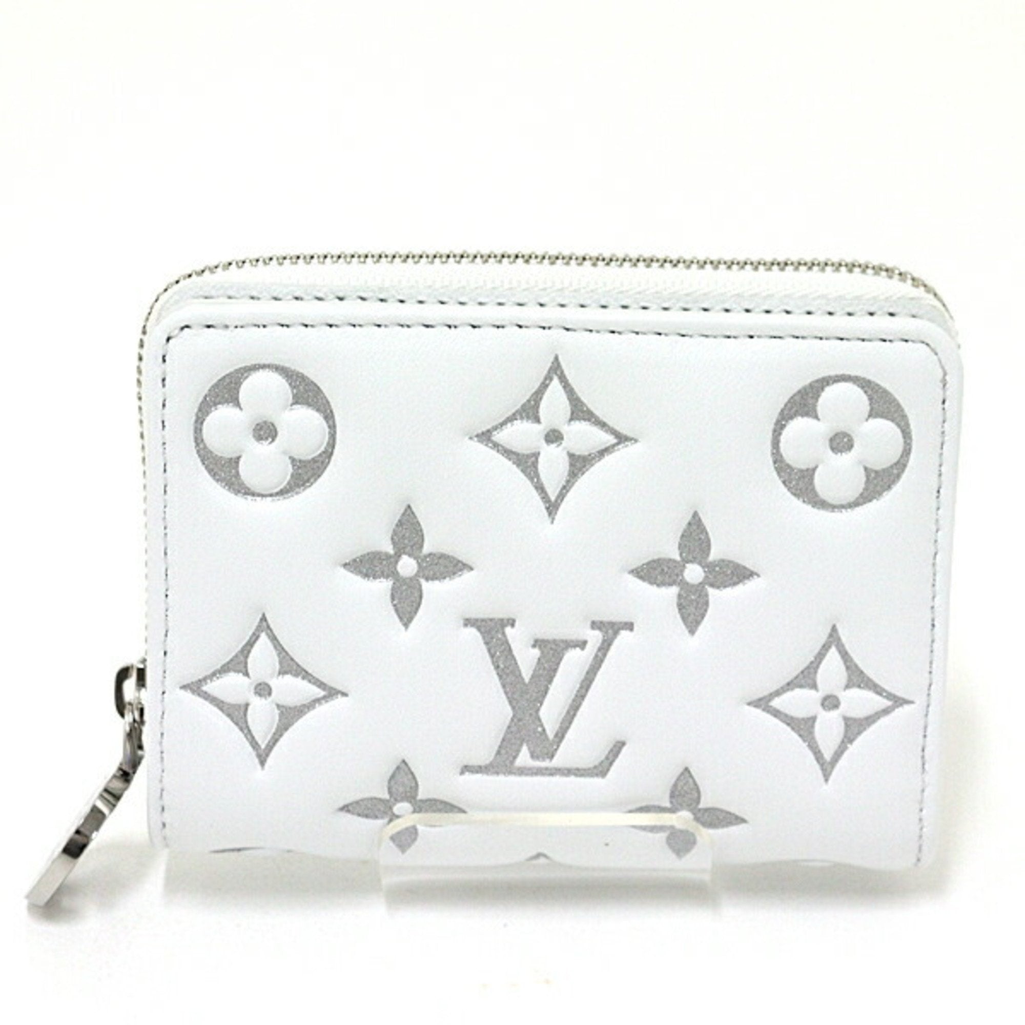 Louis Vuitton White Leather Wallet (Bi-Fold) (Pre-Owned)
