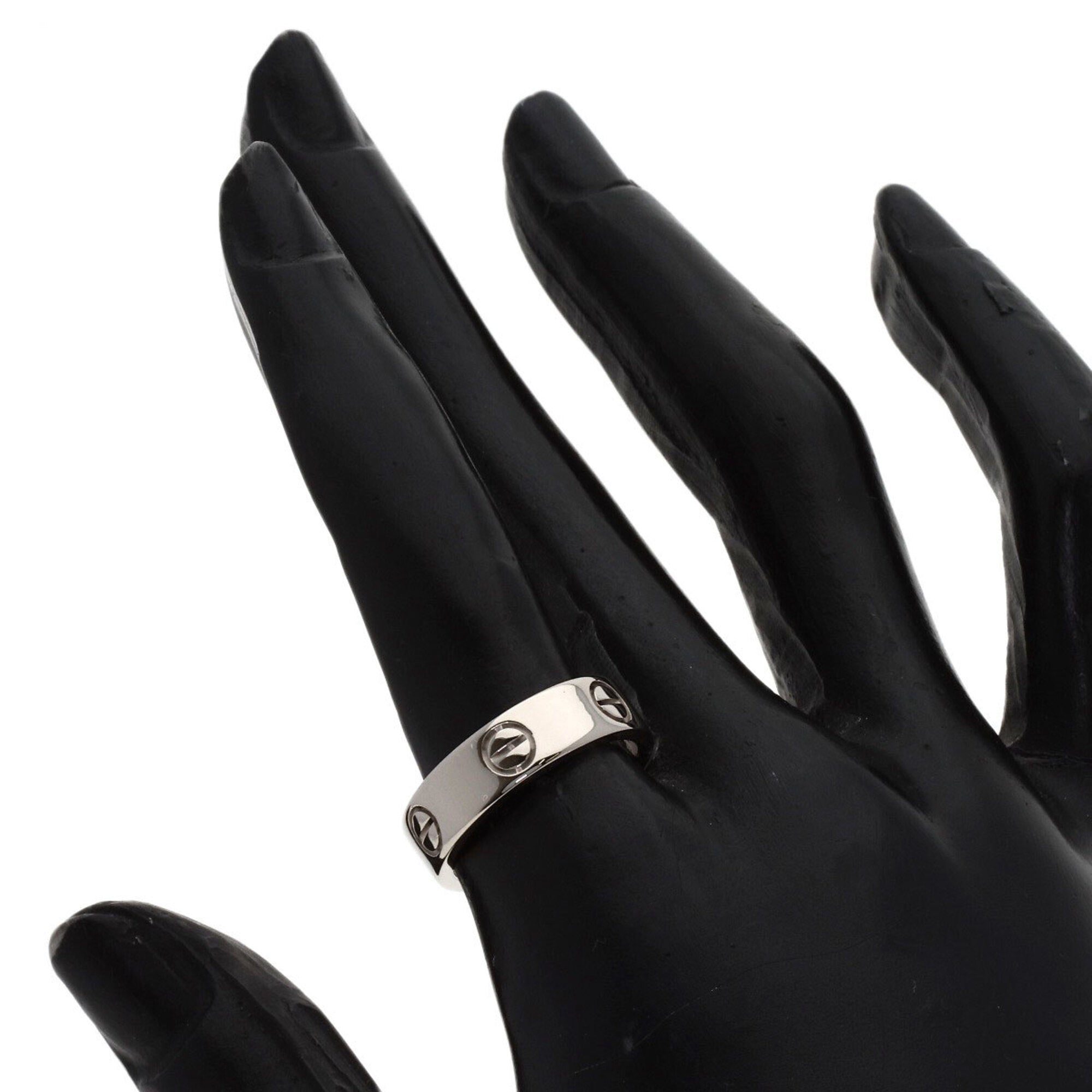 Cartier White Gold White Gold (18K) Band Ring (Pre-Owned)