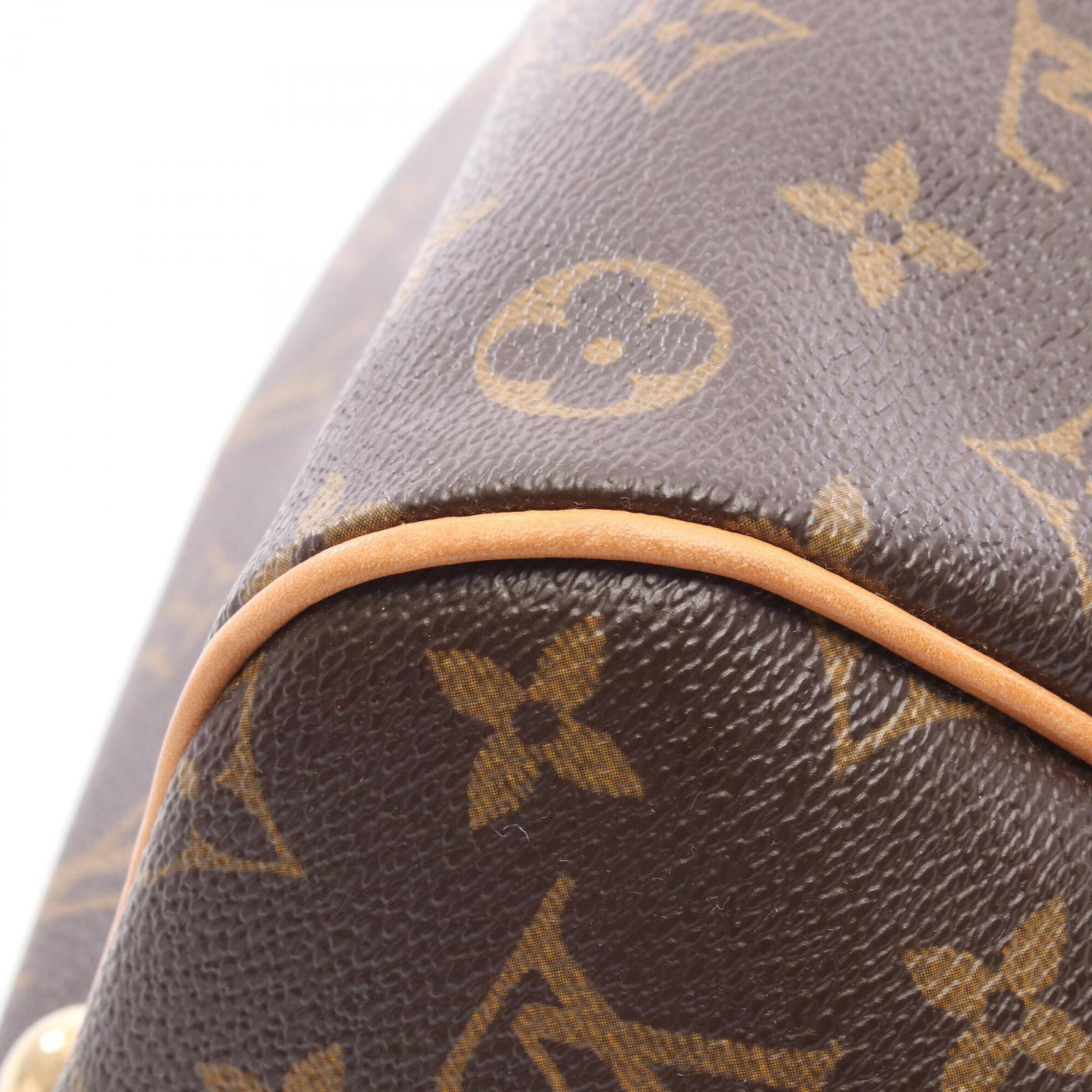 Louis Vuitton Brown Coated Canvas Pvc Monogram Leather Handbag (Pre-Owned)