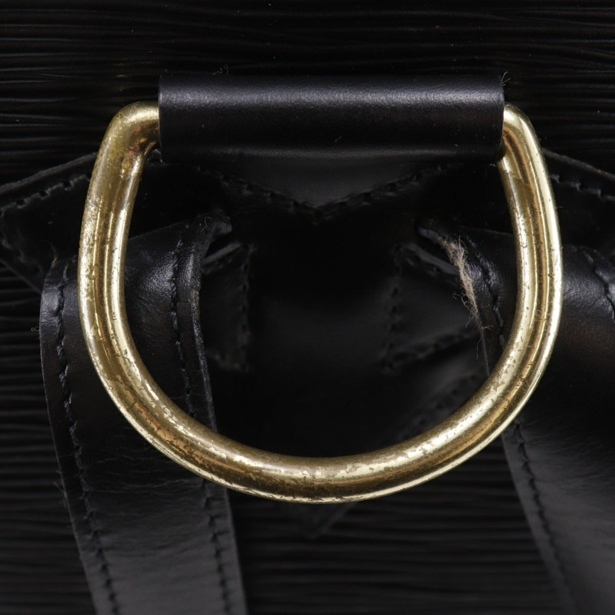 Louis Vuitton Epi Black Noir Epi Leather Backpack (Pre-Owned)