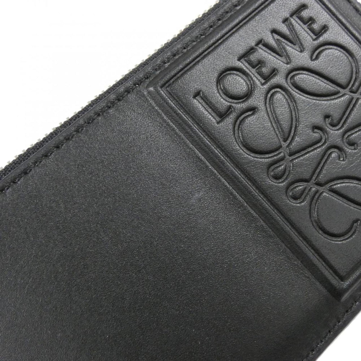 Loewe Black Leather Coin Purse/Coin Case (Pre-Owned)