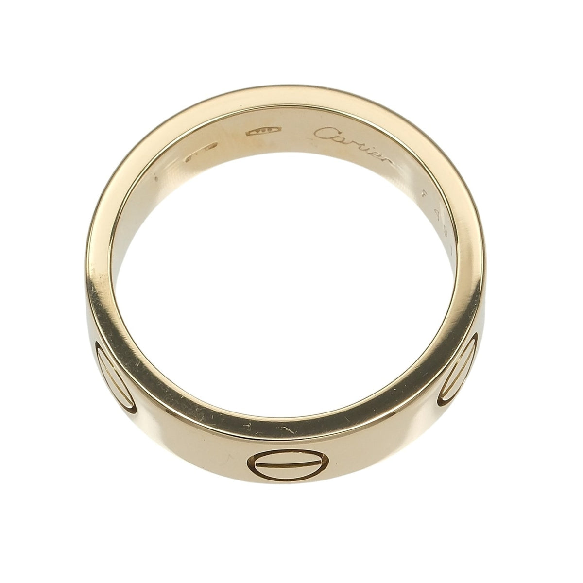 Cartier Love Yellow Gold (18K) Band Ring (Pre-Owned)