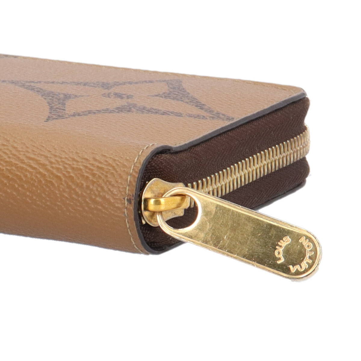 Louis Vuitton Brown Monogram Long Wallet (Bi-Fold) (Pre-Owned)