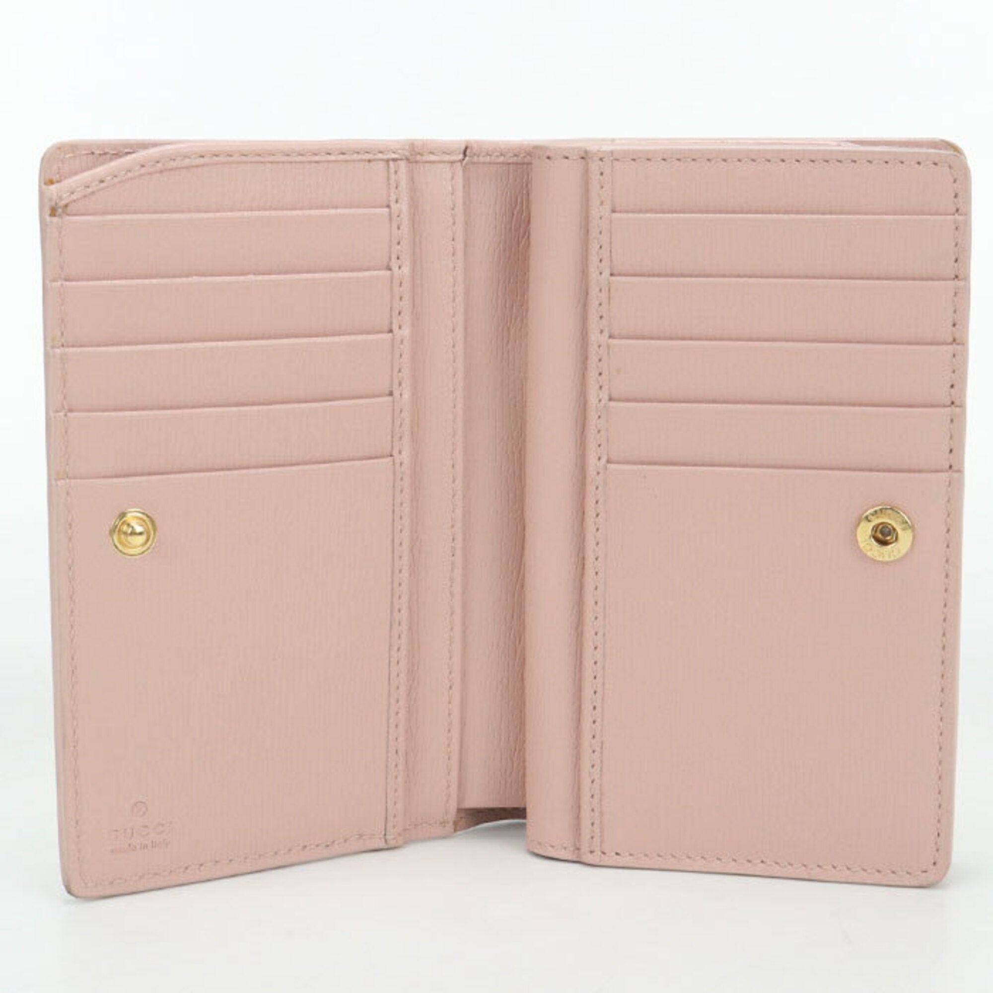 Gucci Pink Leather Wallet (Bi-Fold) (Pre-Owned)