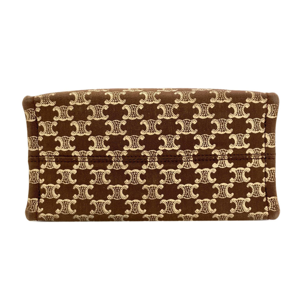 Celine Brown Canvas Handbag (Pre-Owned)