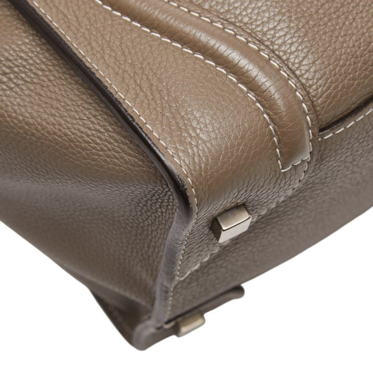 Celine Gray Leather Handbag (Pre-Owned)