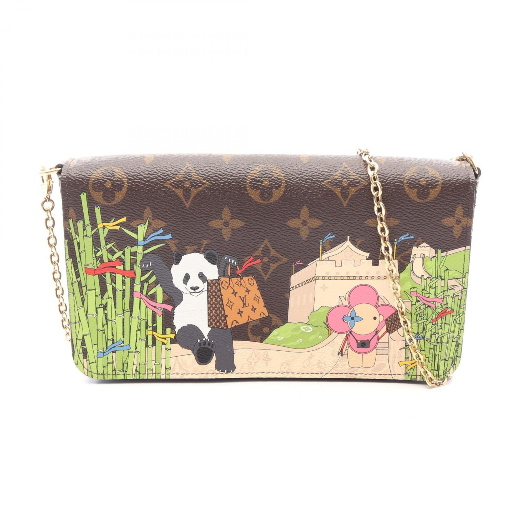 Louis Vuitton Brown Monogram Multi-Color Monogram Handbag Pochette Shoulder Bag (Pre-Owned)