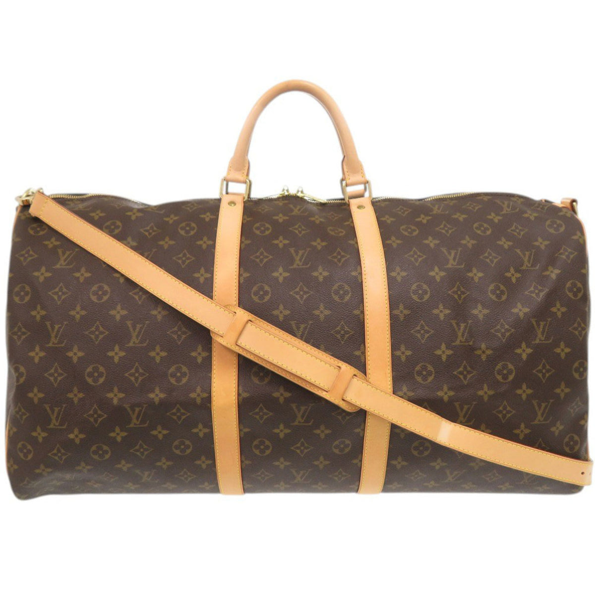 Louis Vuitton Brown Monogram Monogram Boston Bag (Pre-Owned)