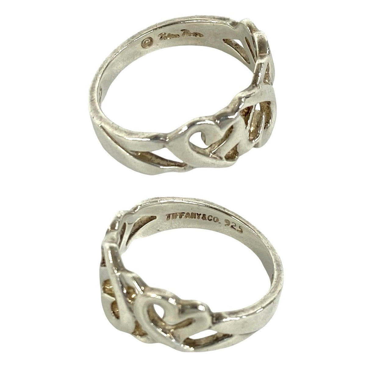 Tiffany Silver Silver 925 Band Ring (Pre-Owned)