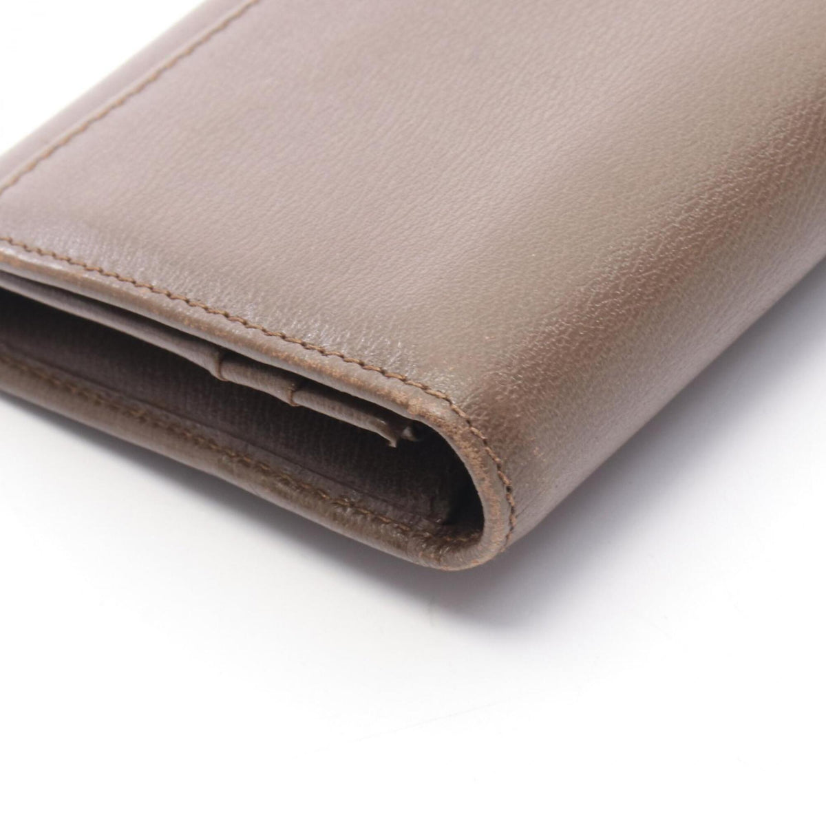 Loewe Brown Leather Long Wallet (Bi-Fold) (Pre-Owned)