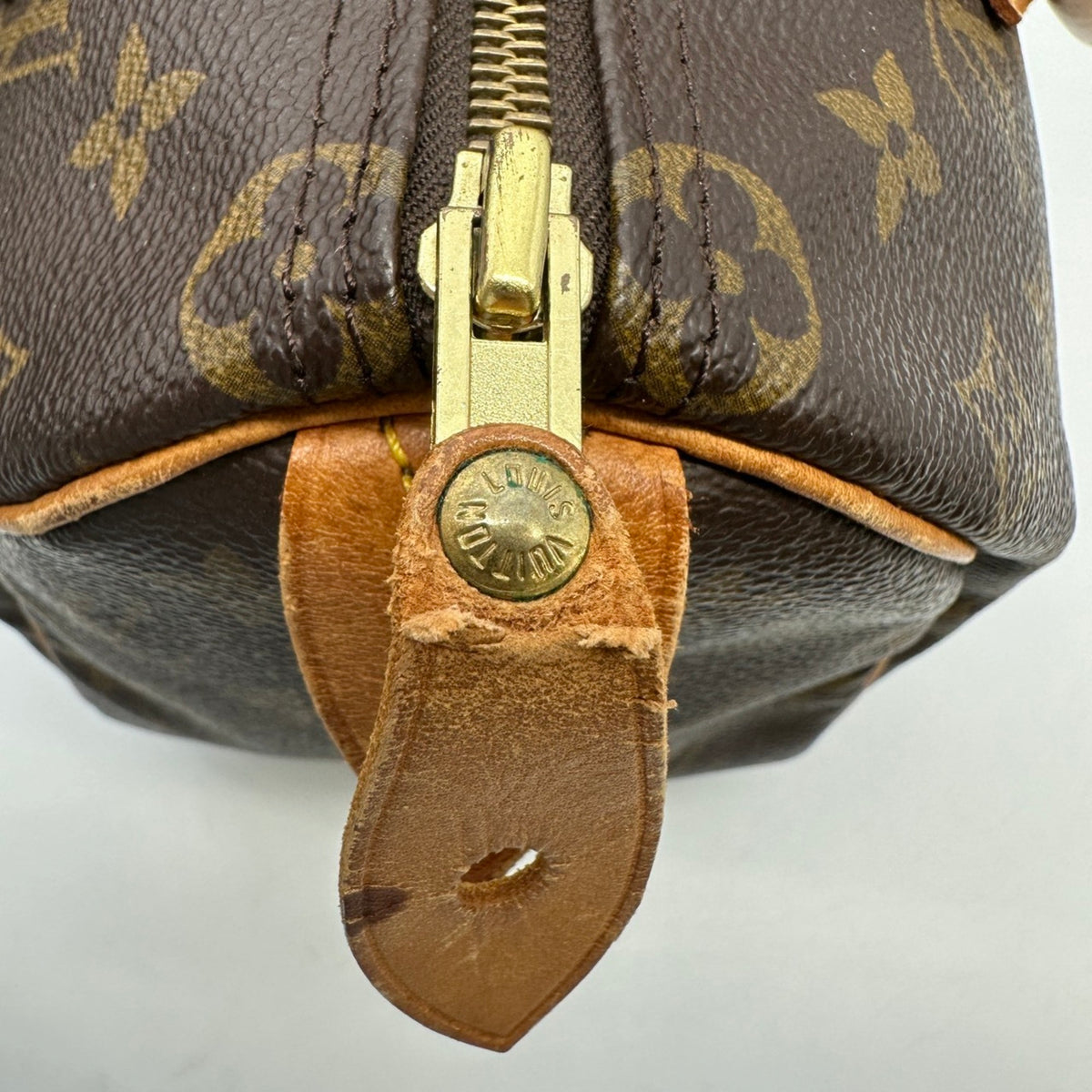 Louis Vuitton Brown Galle Monogram Monogram Boston Bag Handbag (Pre-Owned)