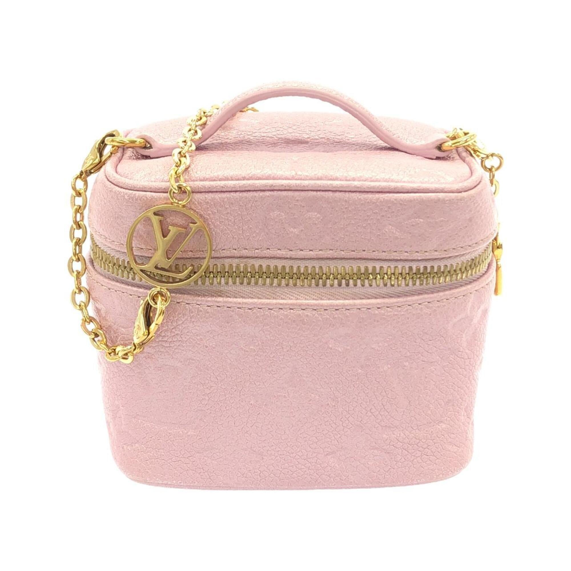 Louis Vuitton Purple Leather Handbag (Pre-Owned)