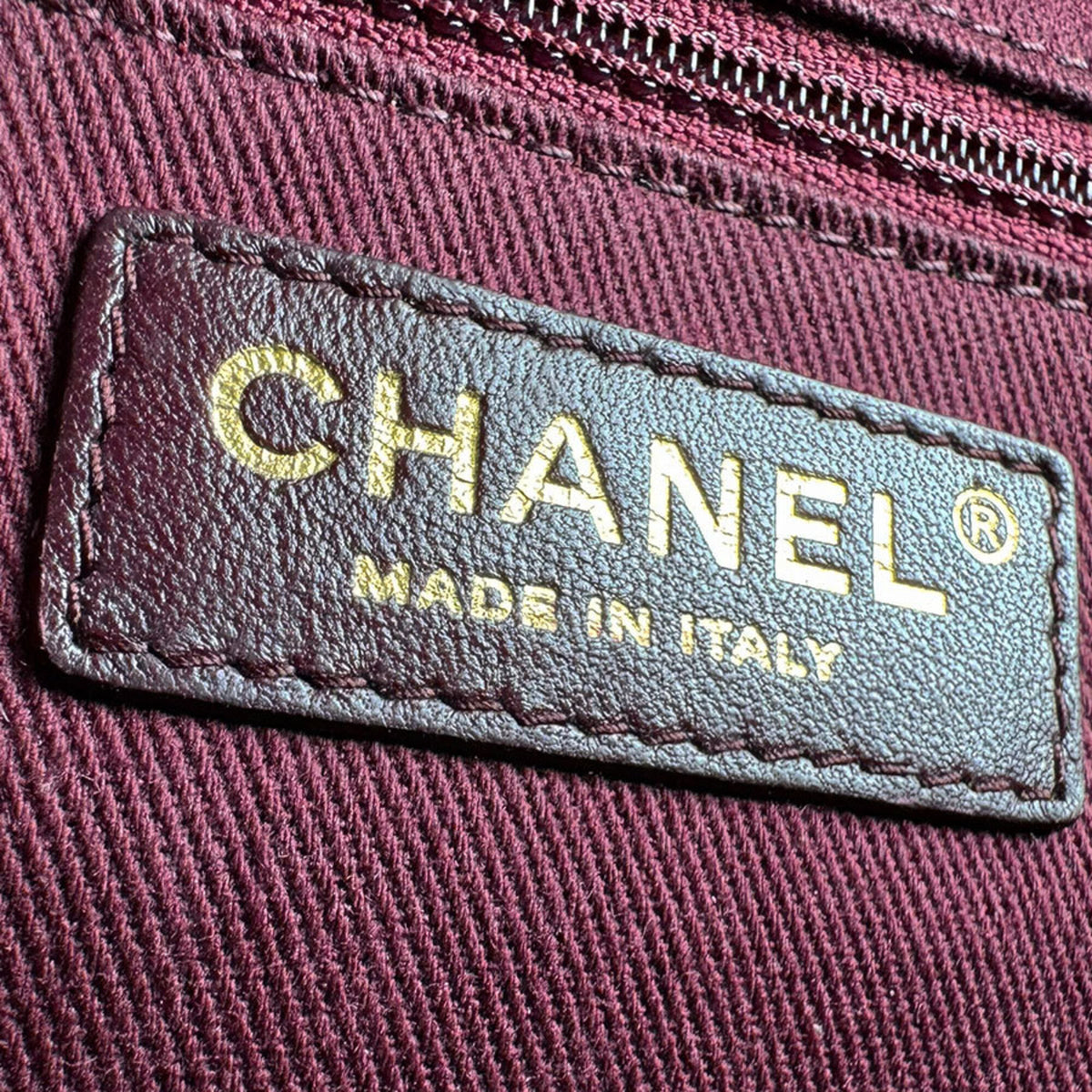 Chanel Blue Leather Handbag Shoulder Bag (Pre-Owned)