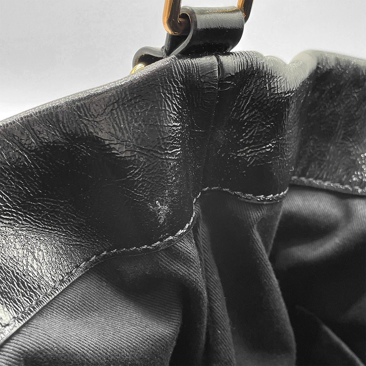 Marni Black Patent Leather Handbag (Pre-Owned)