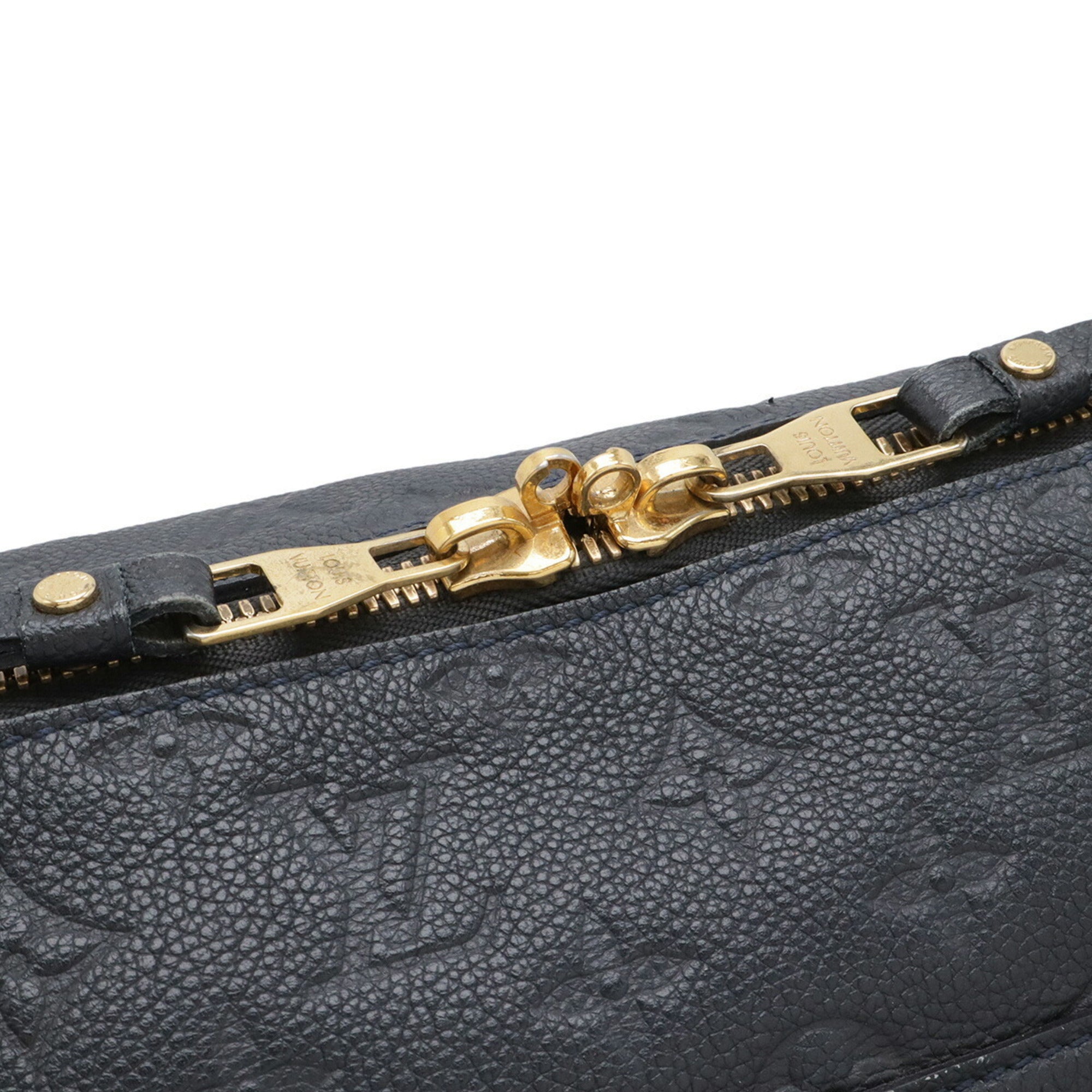 Louis Vuitton Infini Navy Monogram Empreinte Shoulder Bag Tote Bag (Pre-Owned)