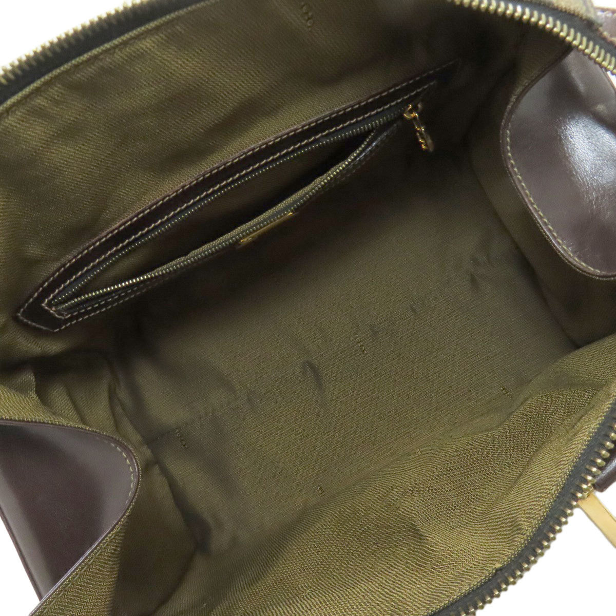 Fendi Brown Zucca Handbag (Pre-Owned)