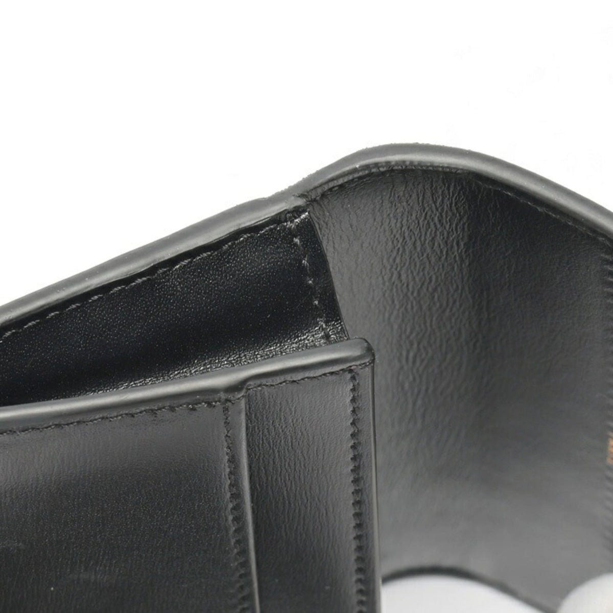 Celine Black Leather Coin Purse/Coin Case (Pre-Owned)