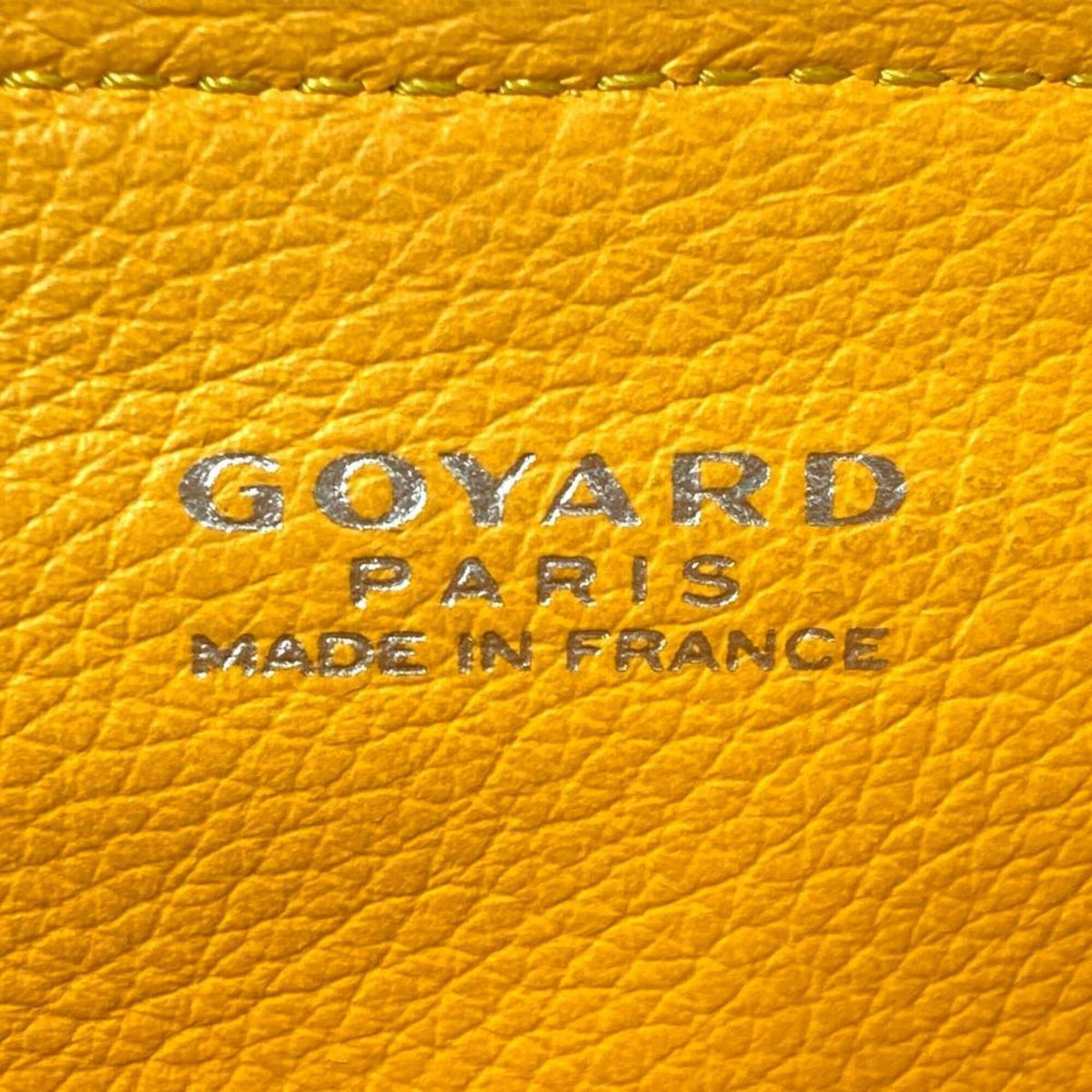 Goyard Yellow Leather Shoulder Bag (Pre-Owned)