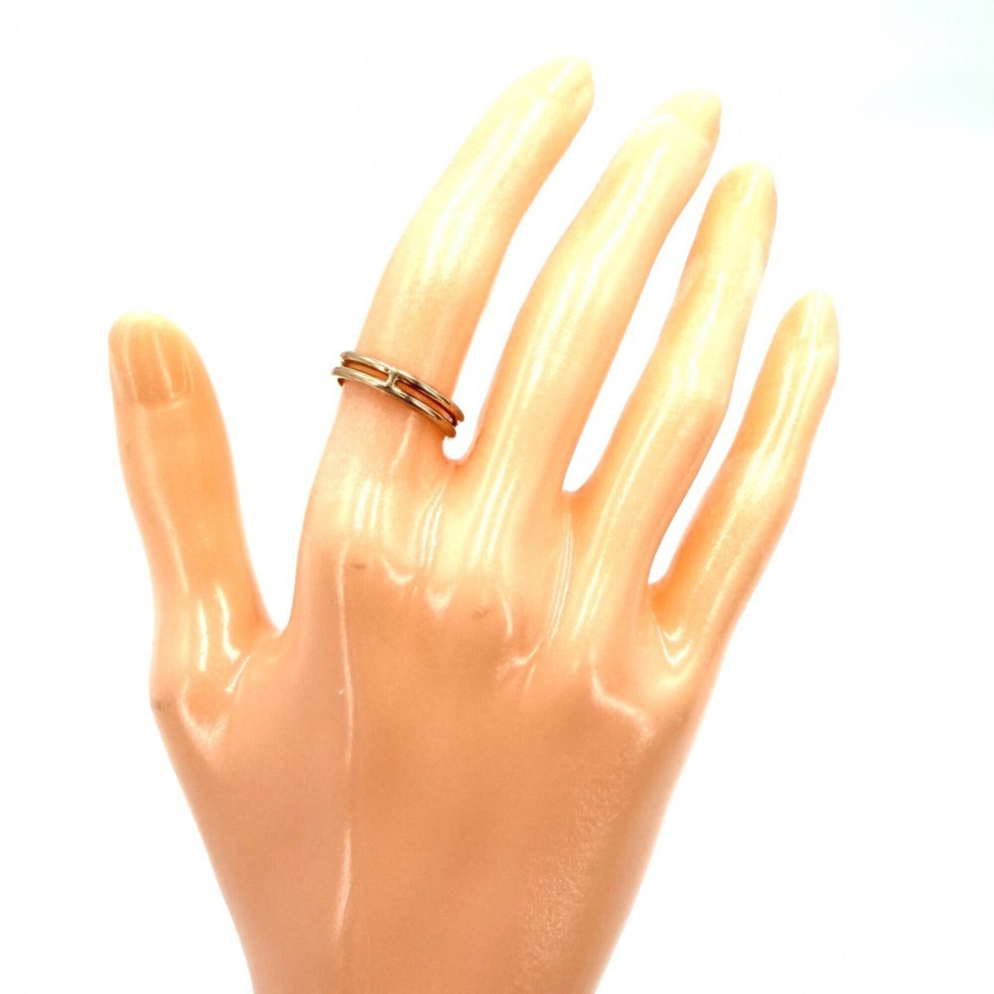 Hermes Pink Gold (18K) Band Ring (Pre-Owned)