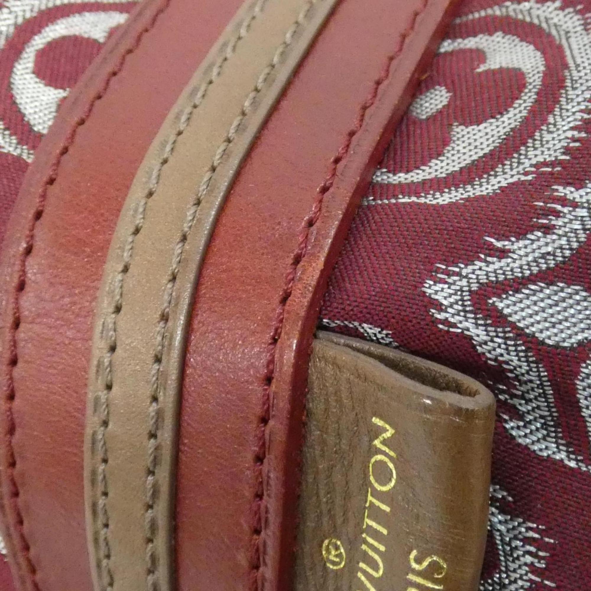Louis Vuitton Bordeaux Canvas Handbag (Pre-Owned)