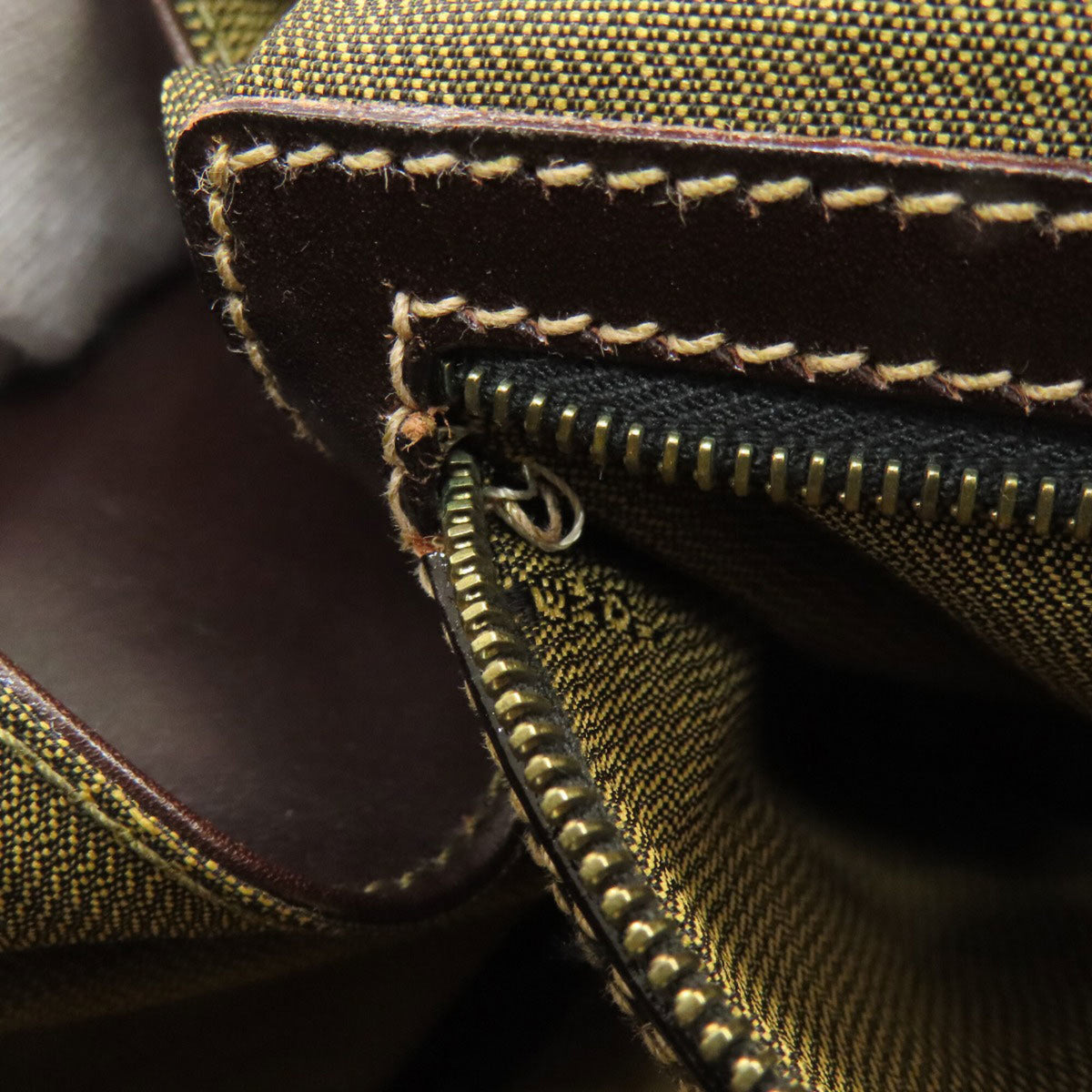 Fendi Brown Zucca Handbag (Pre-Owned)
