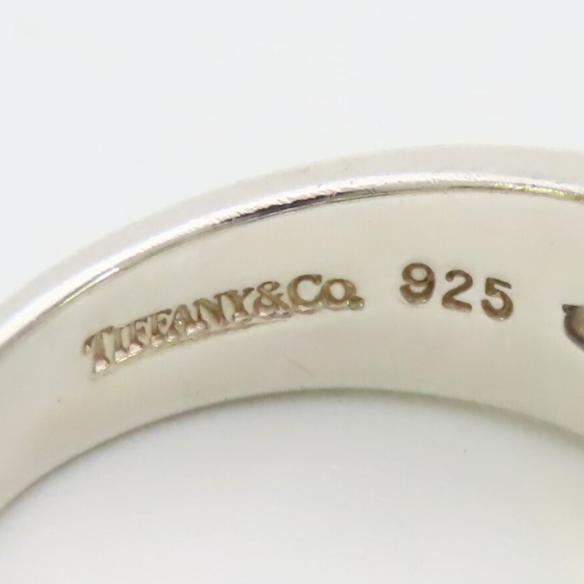 Tiffany Silver Silver 925 Band Ring (Pre-Owned)