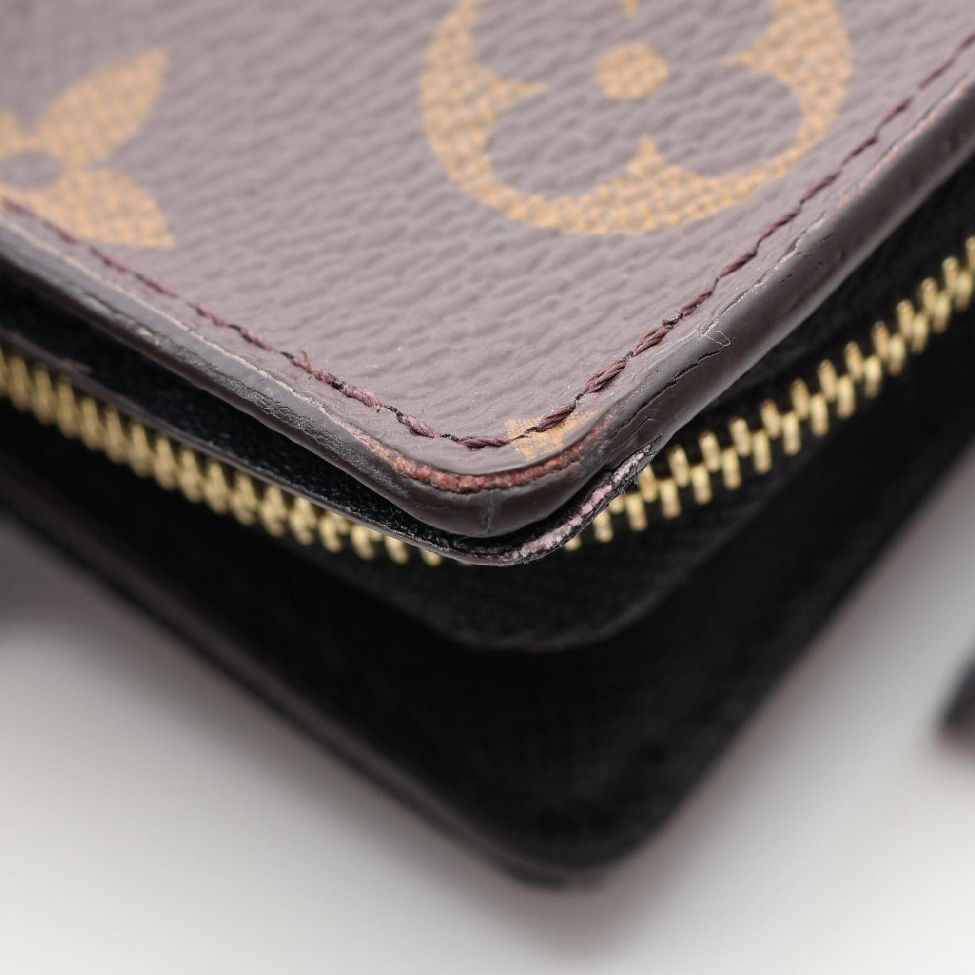 Louis Vuitton Monogram Black Brown Monogram Wallet (Bi-Fold) (Pre-Owned)