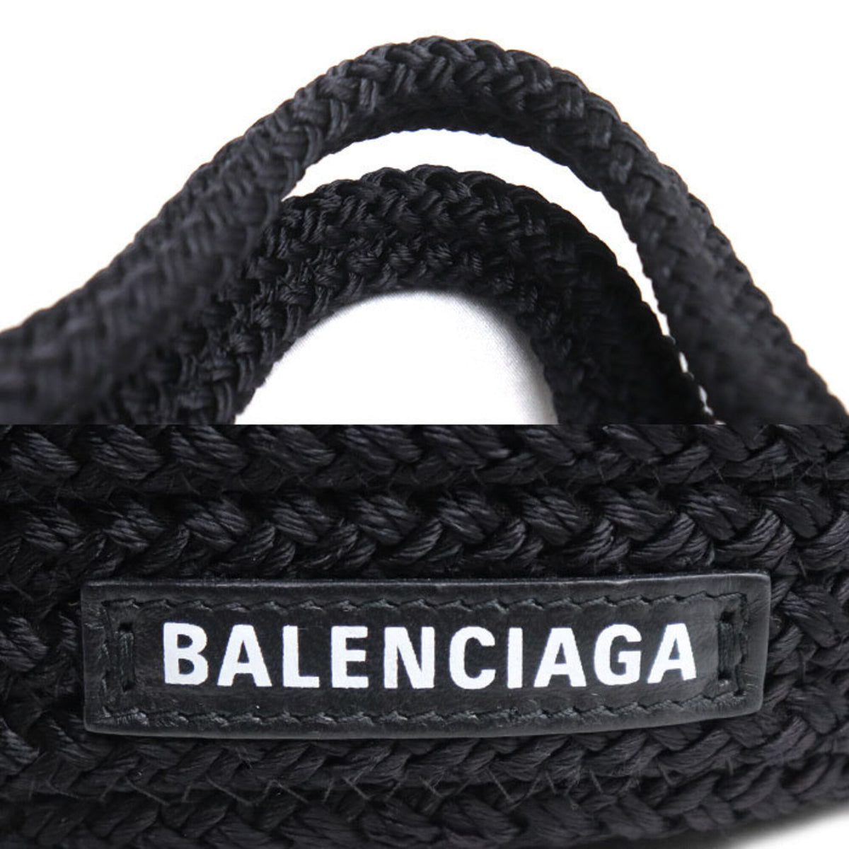 Balenciaga Black Nylon Leather Shoulder Bag (Pre-Owned)