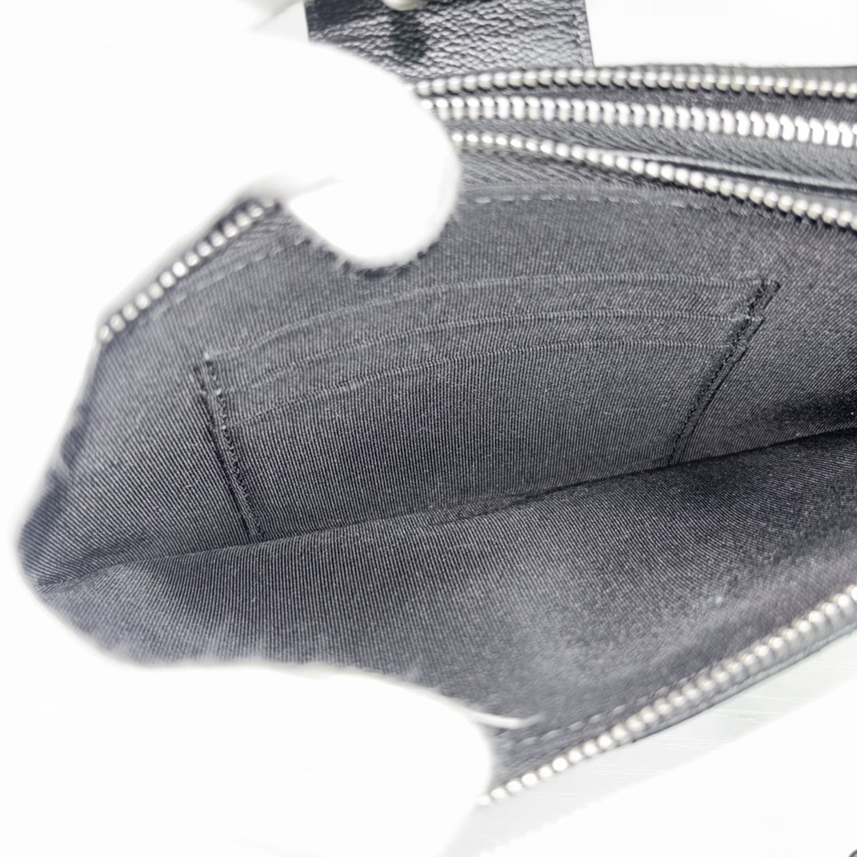 Chanel Matelasse Black Grained Calfskin Chain/Shoulder Wallet (Pre-Owned)