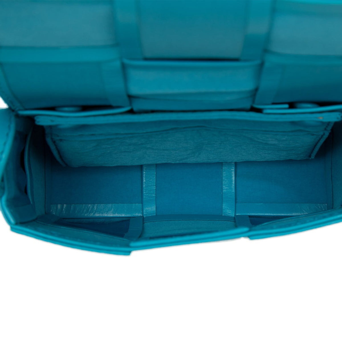 Bottega Veneta Blue Turquoise Leather Shoulder Bag (Pre-Owned)