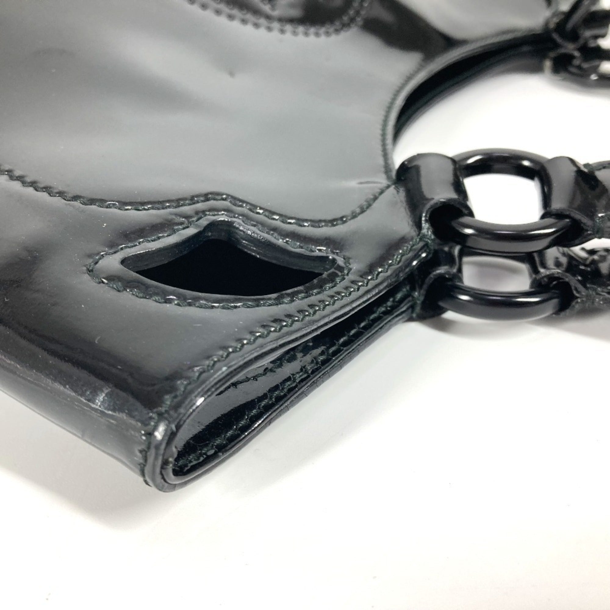 Cartier Black Leather Handbag Tote Bag (Pre-Owned)