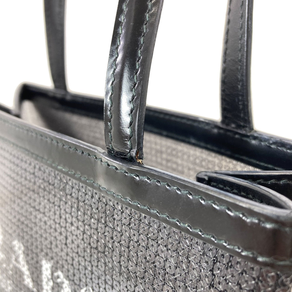 Prada Black Spangles Handbag (Pre-Owned)