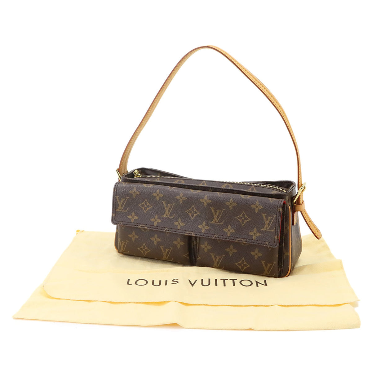 Louis Vuitton Brown Monogram Monogram Handbag Shoulder Bag (Pre-Owned)
