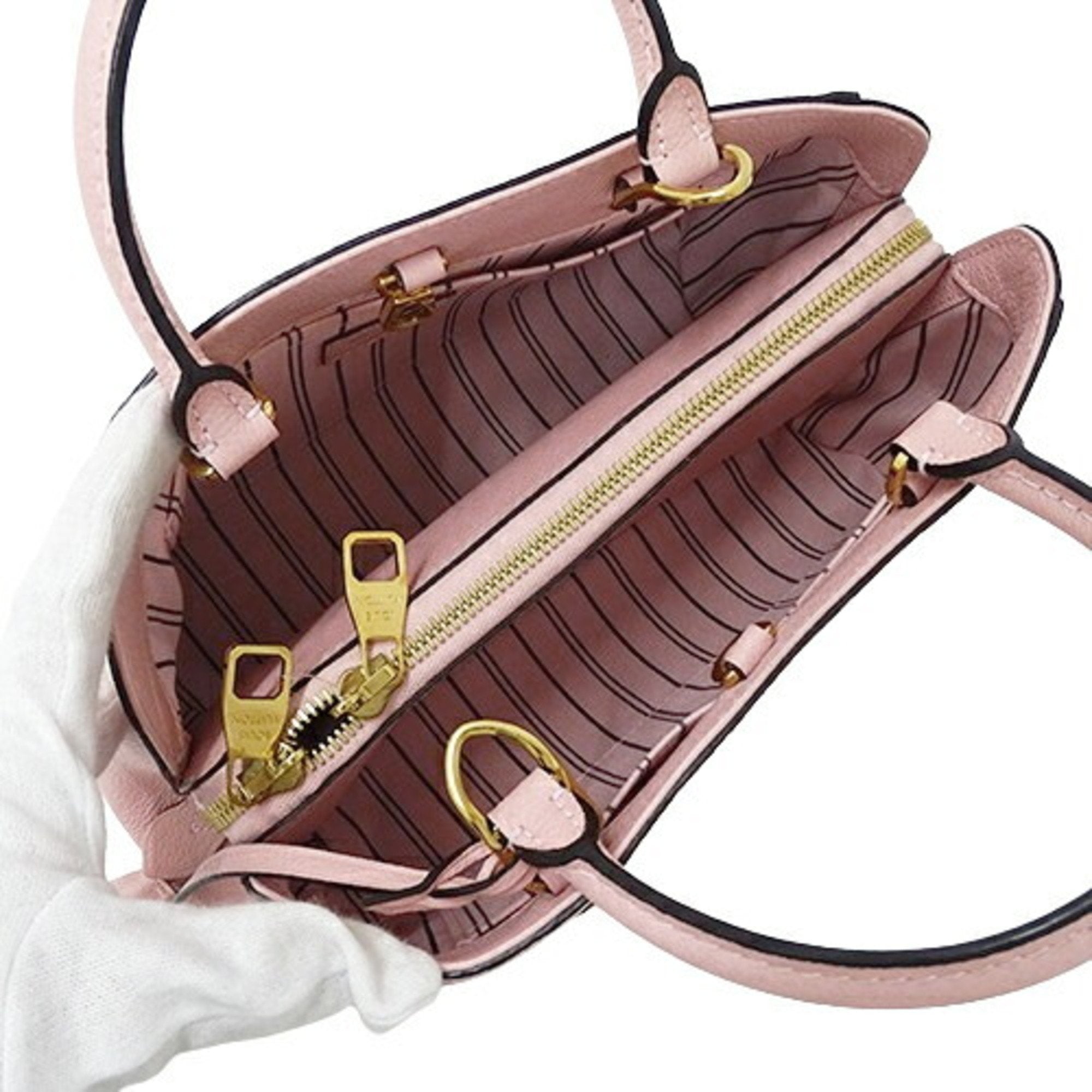 Louis Vuitton Monogram Empreinte Rose Poudre Monogram Empreinte Handbag Shoulder Bag (Pre-Owned)